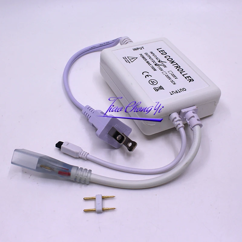 

110v 220v led dimmer controller with 11key IR remote EU plug / US plug For 5050 ssingle color led strip