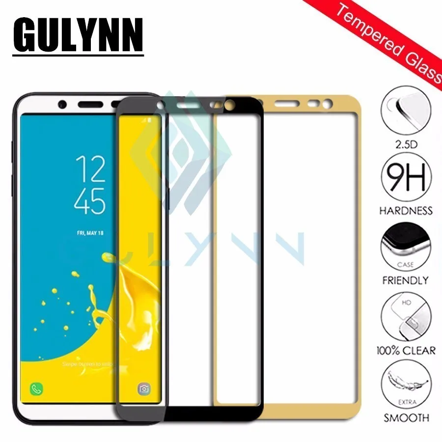 

Protective Glass For Samsung J3 J5 J7 Prime 2017 2018 Tempered Glas Screen Protector On Galaxy J4 6 8 Plus Full Cover Film HD