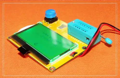 Многофункциональный тестер транзисторов Mega328 измеритель ESR LC-T4 с ЖК дисплеем