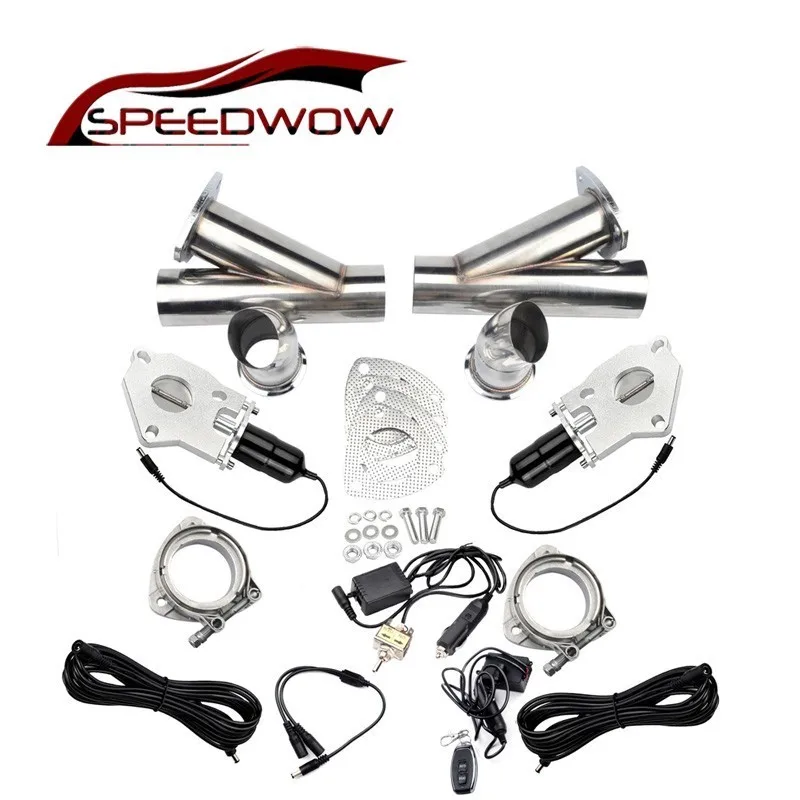 SPEEDWOW 2 ''из нержавеющей стали Y Трубы заголовки автомобиля дистанционного