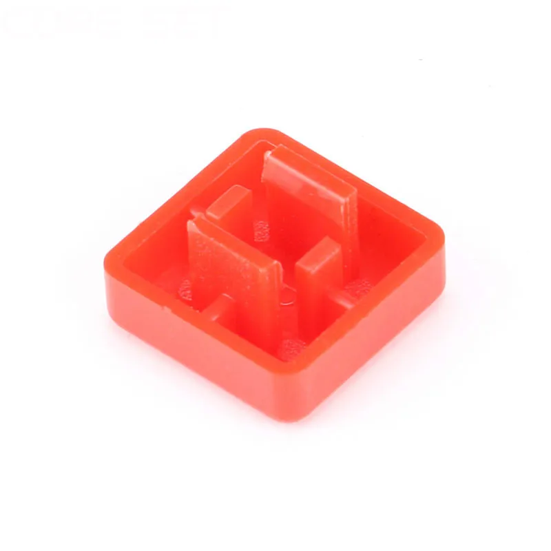 50pcs/lot Red rectangle Plastic Switch Caps For 12*12*7.3MM Micro SwitchTouch Button Lid Cover | Обустройство дома