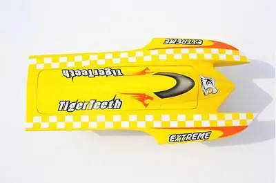 Скоростная лодка E22 RTR Tiger Teeth из стекловолокна с бесщеточным Мотором 2550 КВ/90A