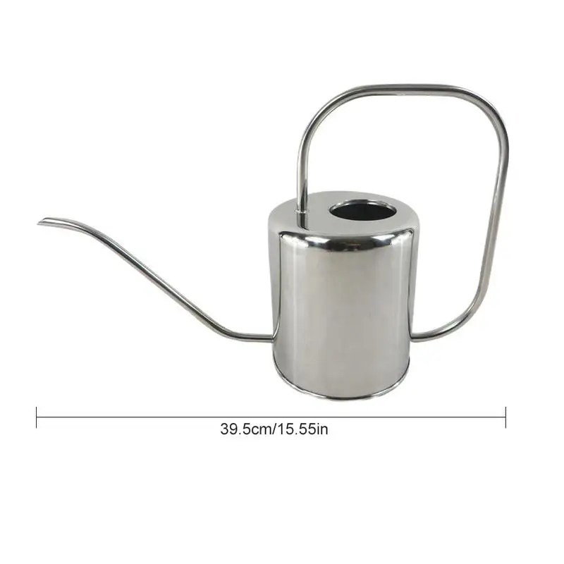 Stainless Steel Watering Kettle 1500ml Long Mouth Pot Innovative Irrigation Tool Garden Spray Bottle For Various Plant | Дом и сад