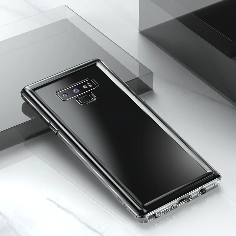 Прозрачный чехол для samsung Galaxy Note 9 Мягкий ТПУ ультра тонкий задняя крышка Coque
