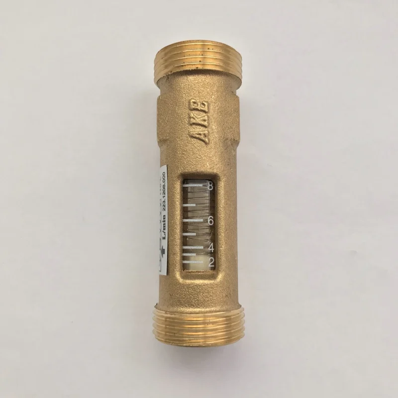 G3/4&quot Mechanical Flow Meter Direct Reading 2-8L/min USC-MS43TA Spring flowmeter Brass reader Balancing Valve | Инструменты