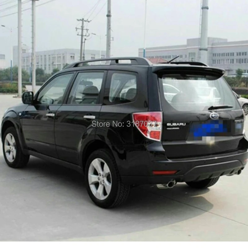 Спойлер для Subaru Forester 2009-2012 неокрашенный чехол из АБС-пластика багажника