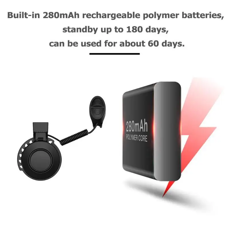 

Electric Cycling Adjustable Bells Waterproof MTB Bicycle Handlebar Horn Ring Bell Bicycle Accessories