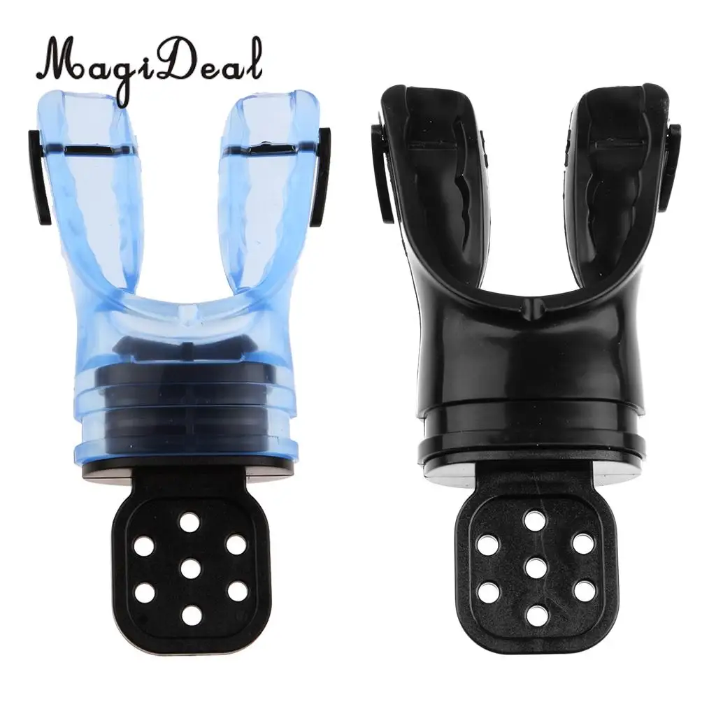 

2Pcs Scuba Diving Silicone Moldable Snorkel Bite Mouthpiece Replacement for Regulator Diver Equipment Snorkeling Accessories
