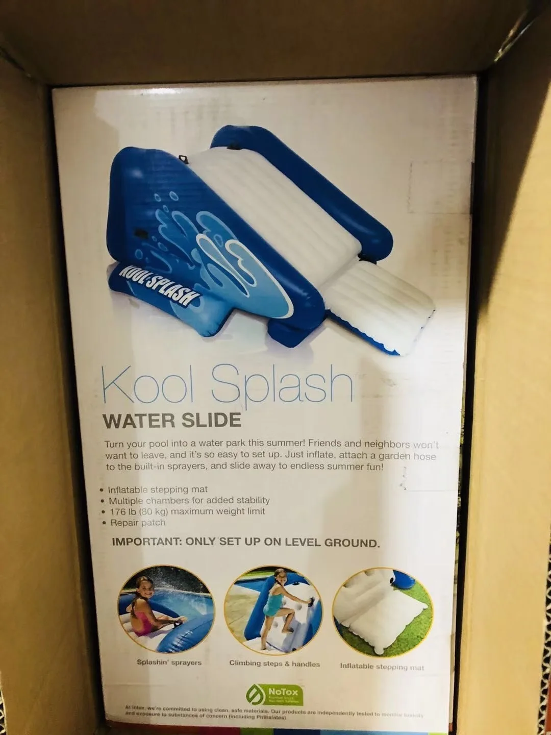 58849 Intex Kool Splash 333x206x117 см водная горка 135x81x50 &quot0 5 мм виниловый садовый шланг