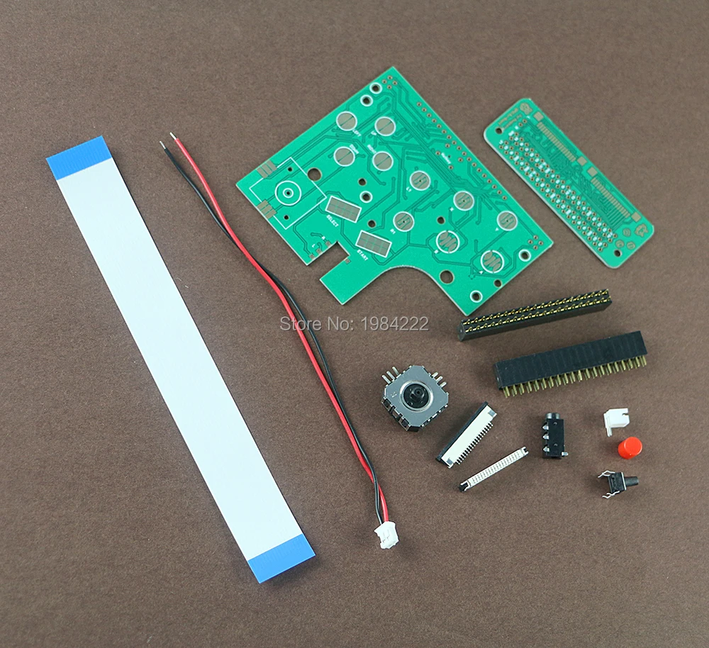 20 компл./лот DIY 6 кнопками доски PCB переключатель разъем провода комплект для Raspberry