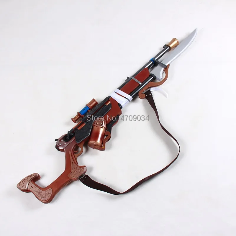 Overwatch Хэллоуин ужас Ana Amari кожаное оружие Corsair Косплей Реплика пистолета