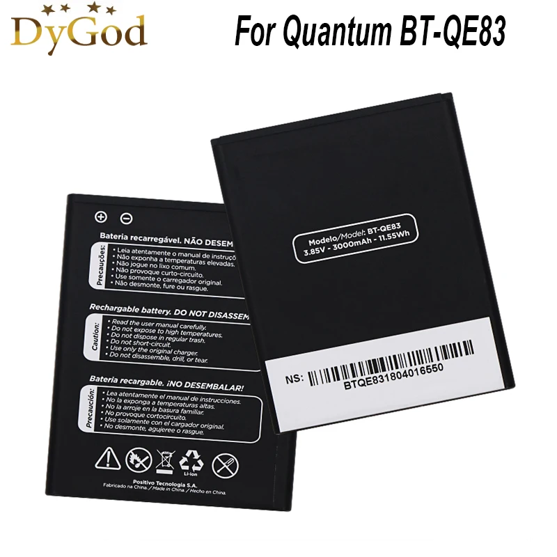 

Аккумулятор 3000 мА · ч BT-QE83 для Quantum BT-QE83, высококачественный сменный аккумулятор мобильный телефон