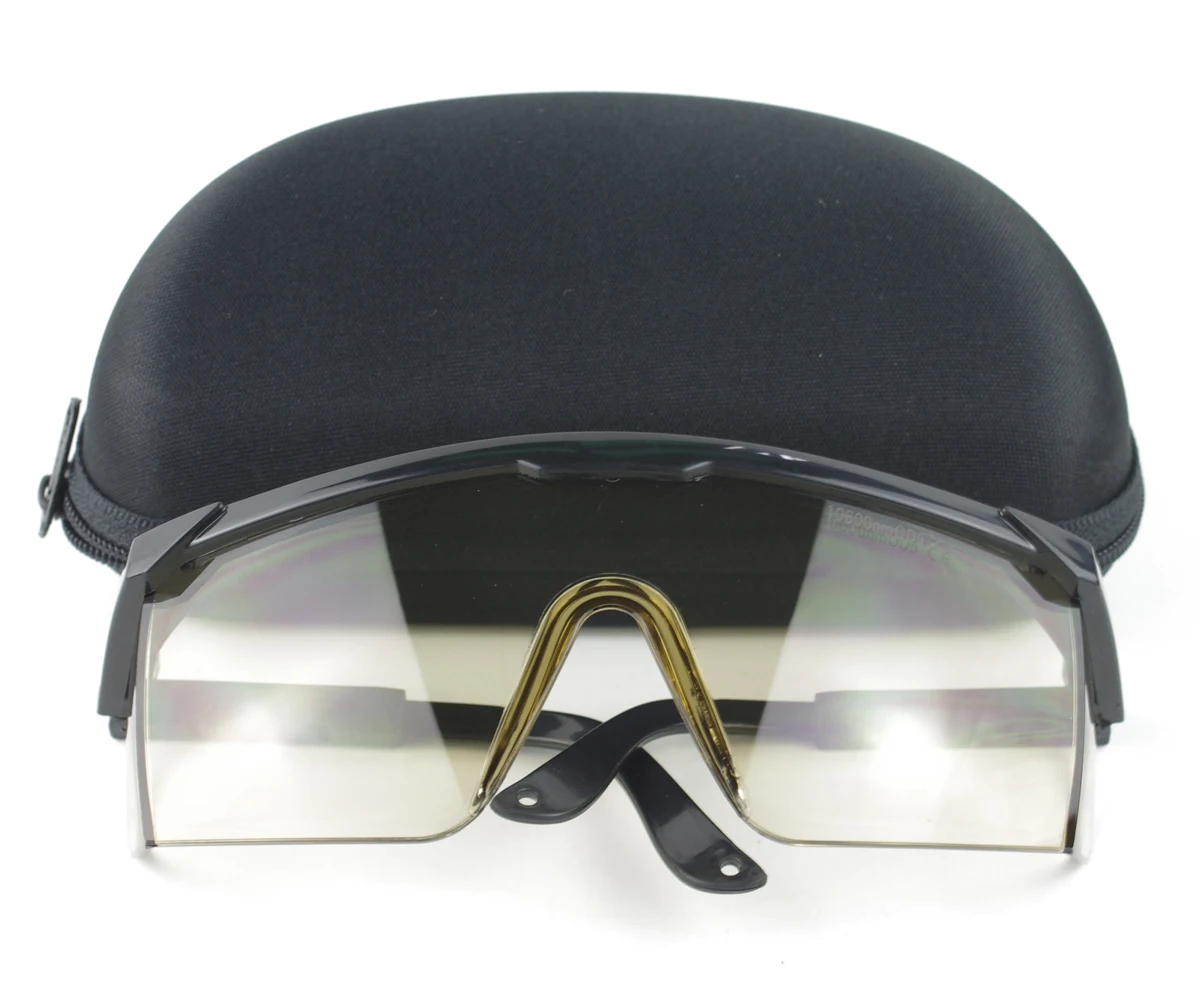 10.6um CO2 лазерные защитные очки 10600nm OD5 + поглощающие CE|goggles laser|goggle glasses |