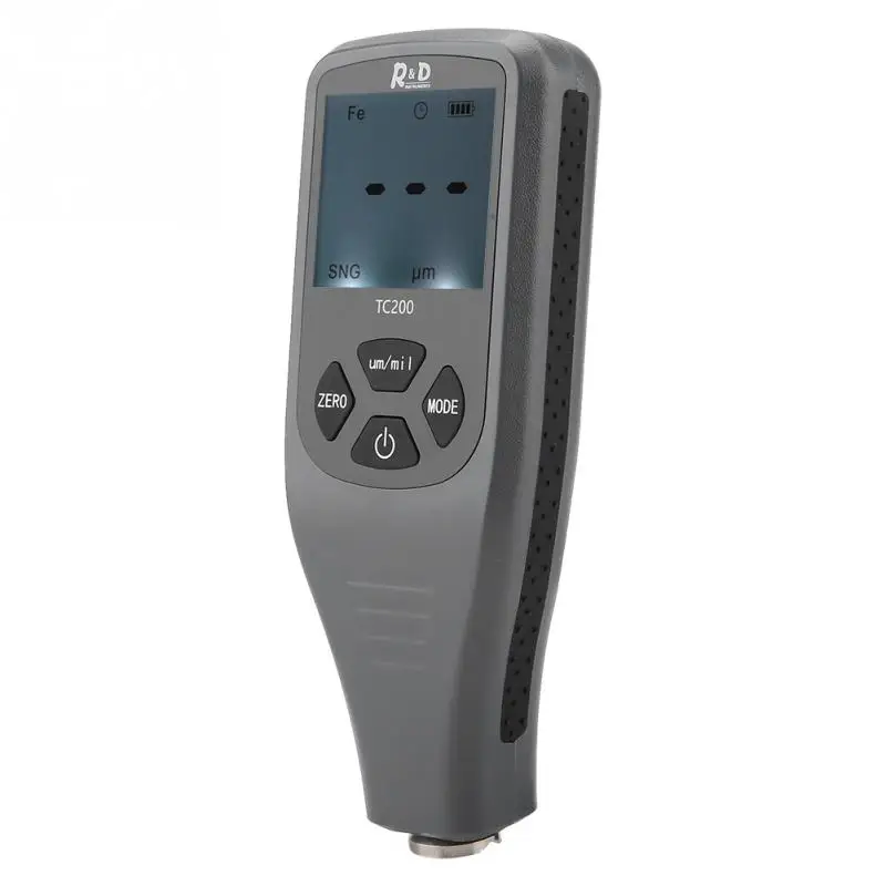 Ручной измеритель толщины краски автомобиля TC200 переносной цифровой датчик