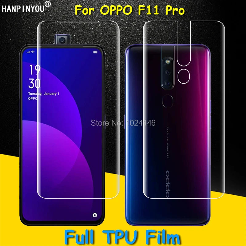 Защитная пленка из мягкого ТПУ с полным покрытием для экрана OPPO F11 Pro 6 5 &quot