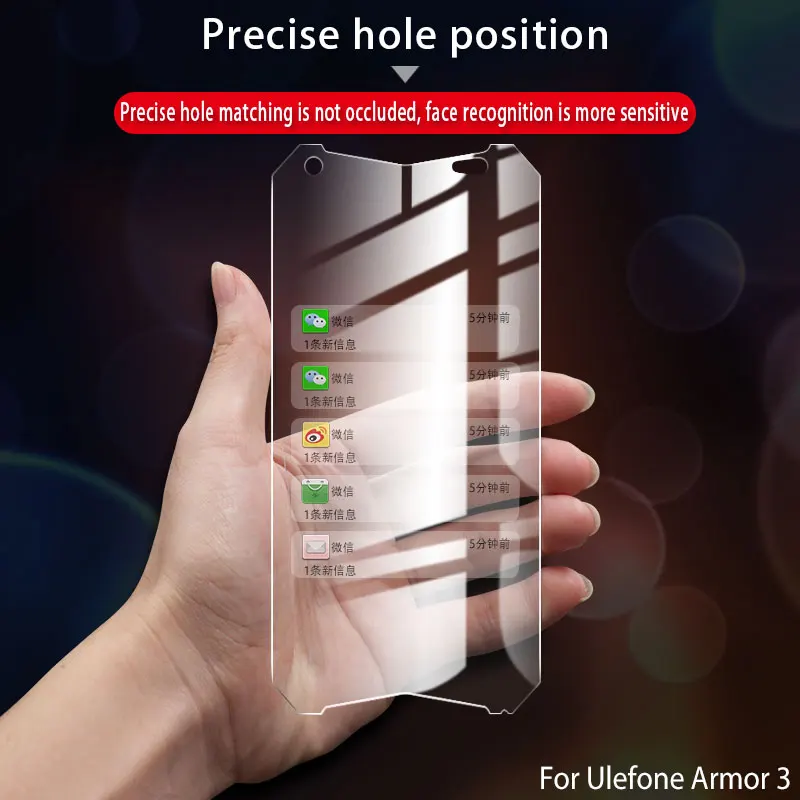 DyGod для Ulefone Armor 3 Закаленное стекло 5 7 дюймов Переднее защитная пленка T Замена