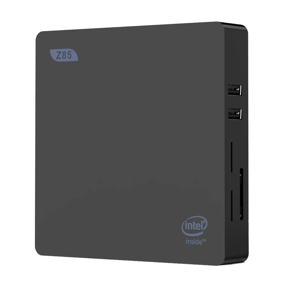 Оригинальный Z85 мини 2G 64G Смарт ТВ коробка ПК Intel Atom x5-Z8350 четырехъядерный 2 4G 5 8G BT4.0