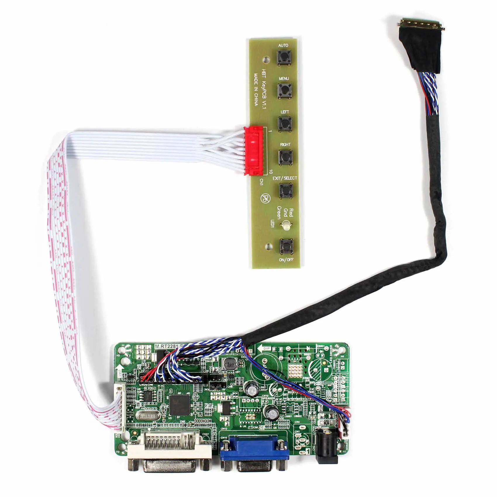 VGA + DVI ЖК-плата контроллера для 17 дюймов ~ 19 ЖК-панель DIY ЖК-монитор | Электроника