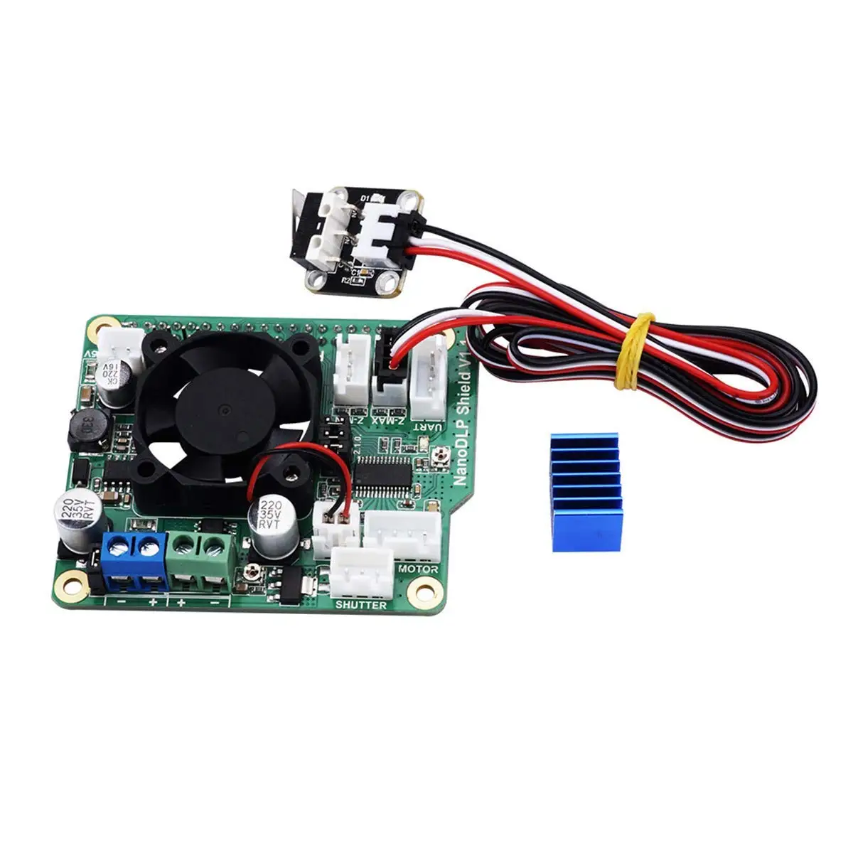 9-28V NanoDLP Shield V1.1 Expansion Board with Endstop Limit Switches for Raspberry Pi 3B Light-Cured 3D Printer | Компьютеры и офис