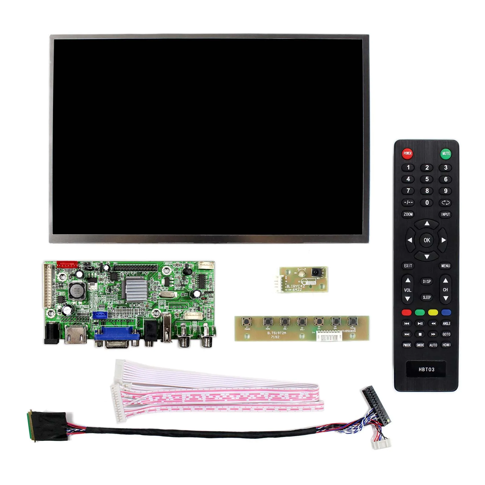10 1 дюймов B101EW05 или LP101WX1-SLP2 1280X800 ЖК-дисплей Экран с HD MI + VGA AV плата ЖК-контроллера USB