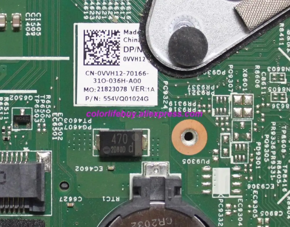 Genuine CN-0VVH12 0VVH12 VVH12 w i7-3537U DMB50 11307-1 PWB: 1319F Laptop Motherboard Mainboard for Dell 15Z 5523 Notebook PC | Компьютеры