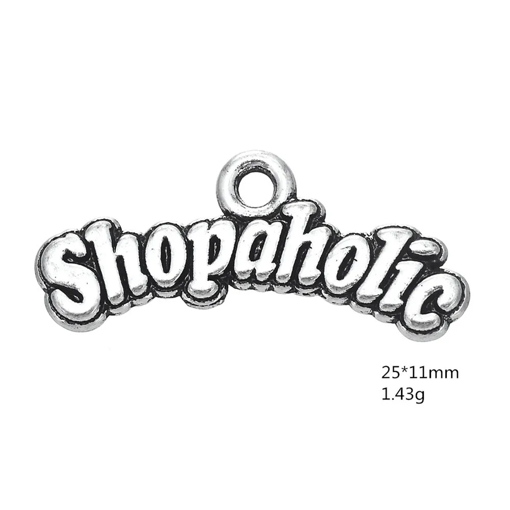 LIKGREAT Shopaholic романтичный шарм для покупок изготовления ювелирных изделий