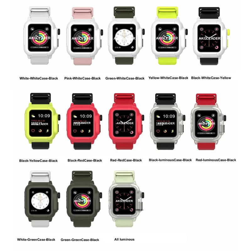 Для Apple Watch Series 4 40/44 мм Водонепроницаемый ремешок для наручных часов подводного