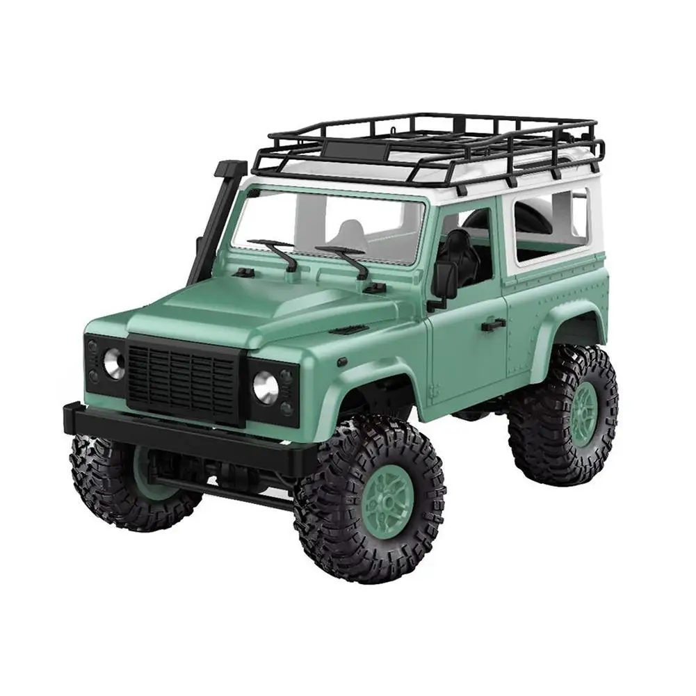 

MN-90 1/12 2.4G 4WD RC Car W/ Front LED Light 2 Body Shell Roof Rack Crawler Truck RTR Toy For Children Boy Gift
