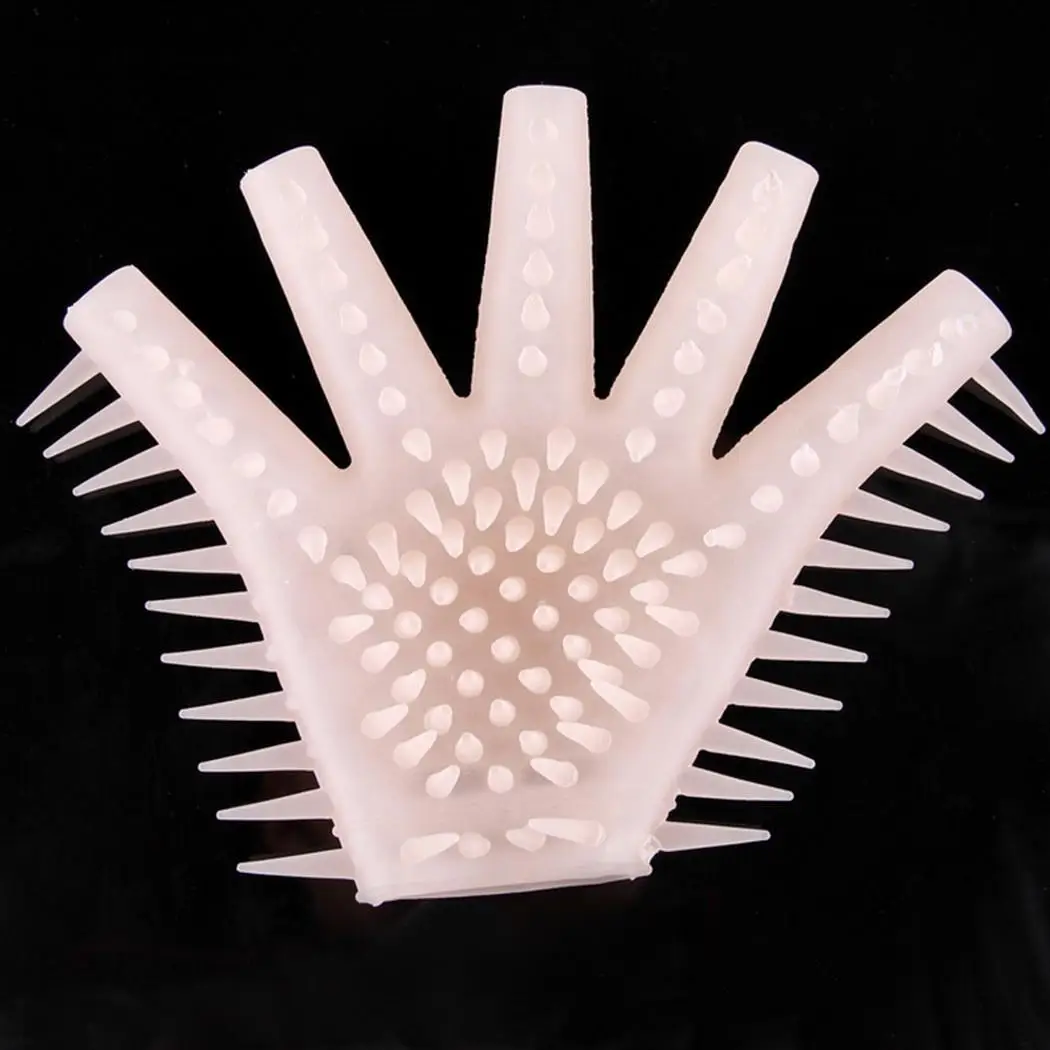 LI BO Spike Gloves Genitals G-spot Massage Soft Safe Female Masturbation Sex Toys Flirting Adult Product Protect Privacy | Красота и