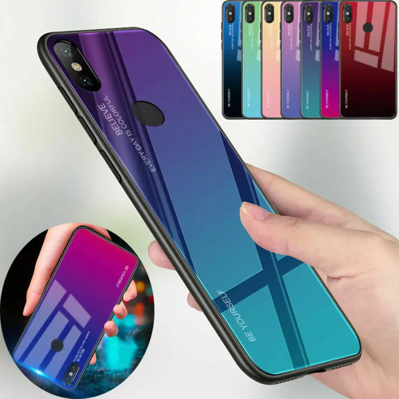 Чехол из закаленного стекла Shyosucce для Xiaomi Redmi Note 7 Pro защитные чехлы Pocophone F1 Mi8 Mi A2 Lite