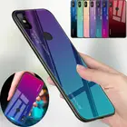 Градиентный чехол из закаленного стекла для Xiaomi Redmi Note 7 Pro Pocophone F1 Mi8 Mi A2 Lite 6X 5X A1 Note 7 9, защитный чехол