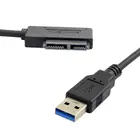 USB 3,0 до 7 + 6 13Pin тонкий SATA ноутбук CDDVD ROM Оптический привод адаптер кабель