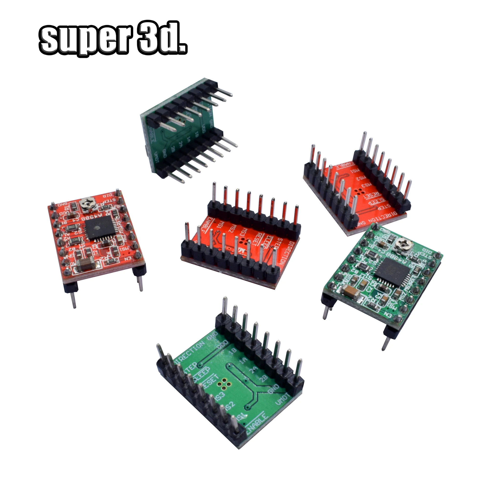 3DV4 CNC Shield V4 + Nano 3 0 шт. A4988 красный или зеленый Reprap Stepper для Arduino|Детали и аксессуары