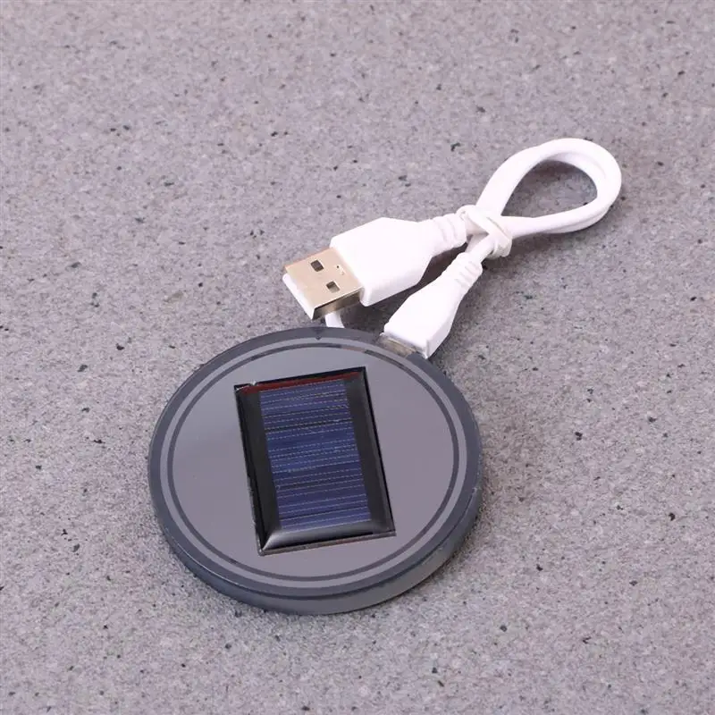 Упаковка из 2 USB Солнечная чашка с питанием Коврик противоскользящий