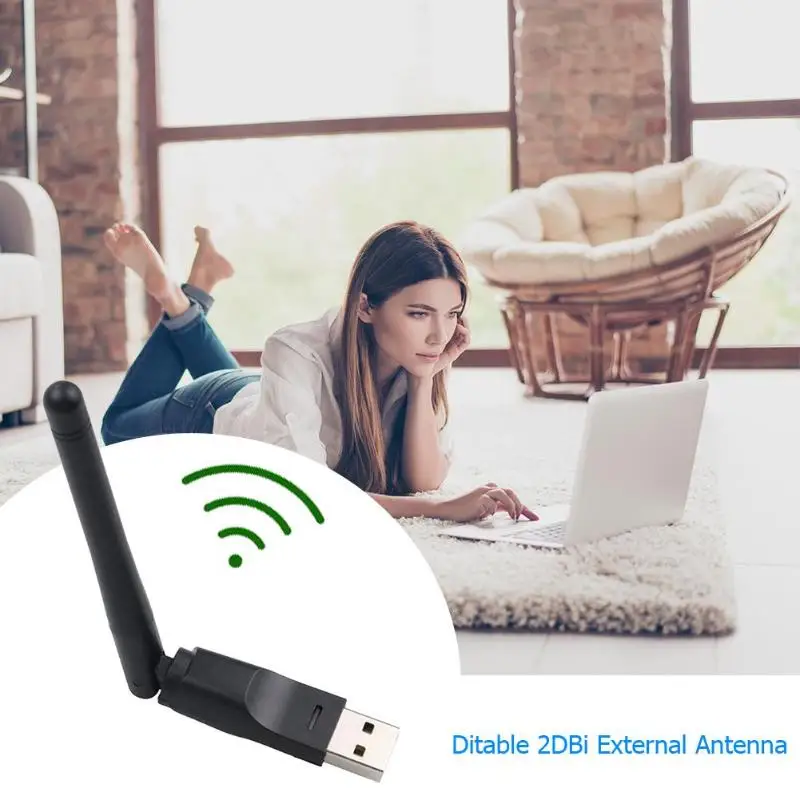 Мини USB 2 0 Wi Fi адаптер 4 ГГц 150 Мбит/с Беспроводной LAN сетевая карта приемник для ПК