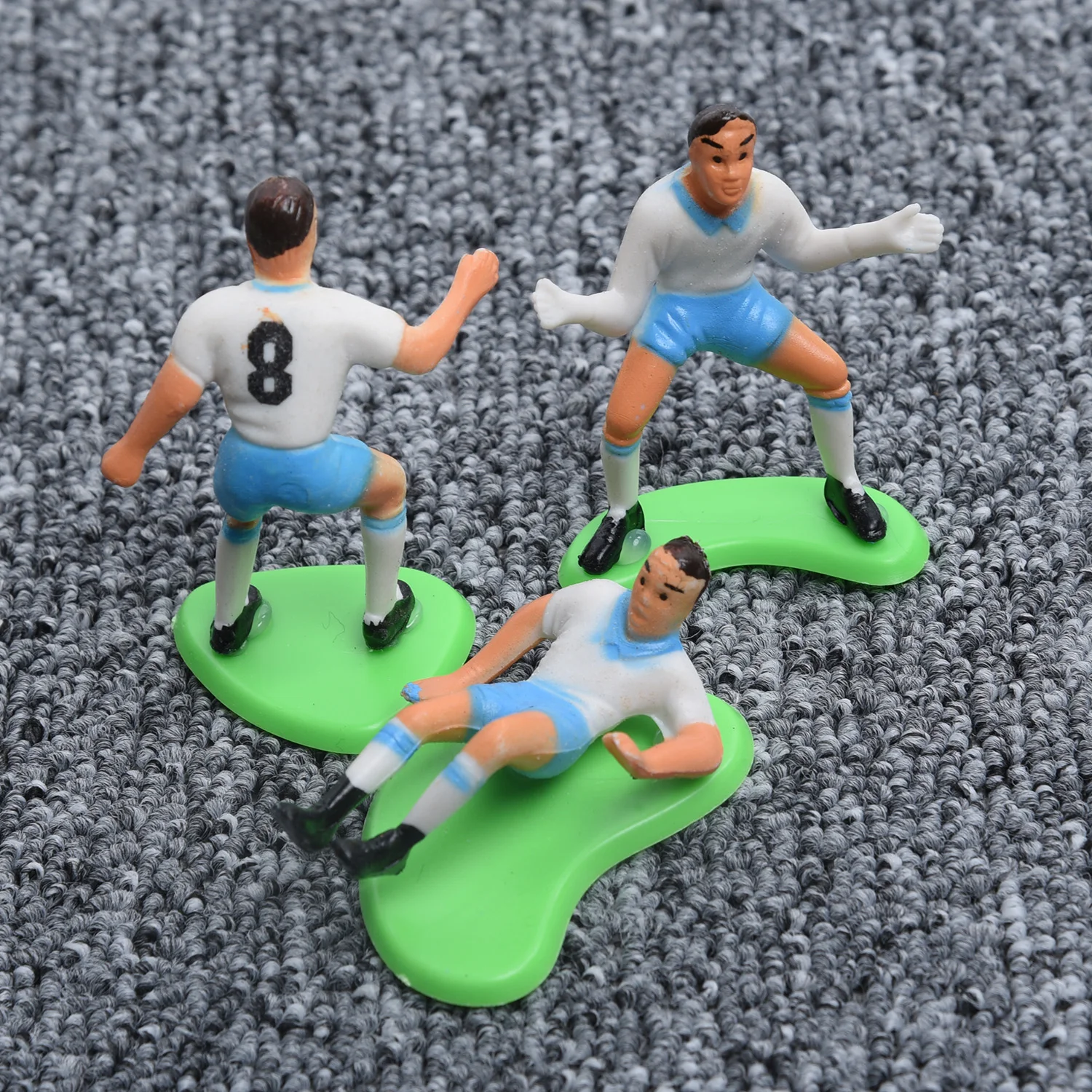 8 шт./компл. футбольный торт Топпер игрок день рождения украшение модель + ворота