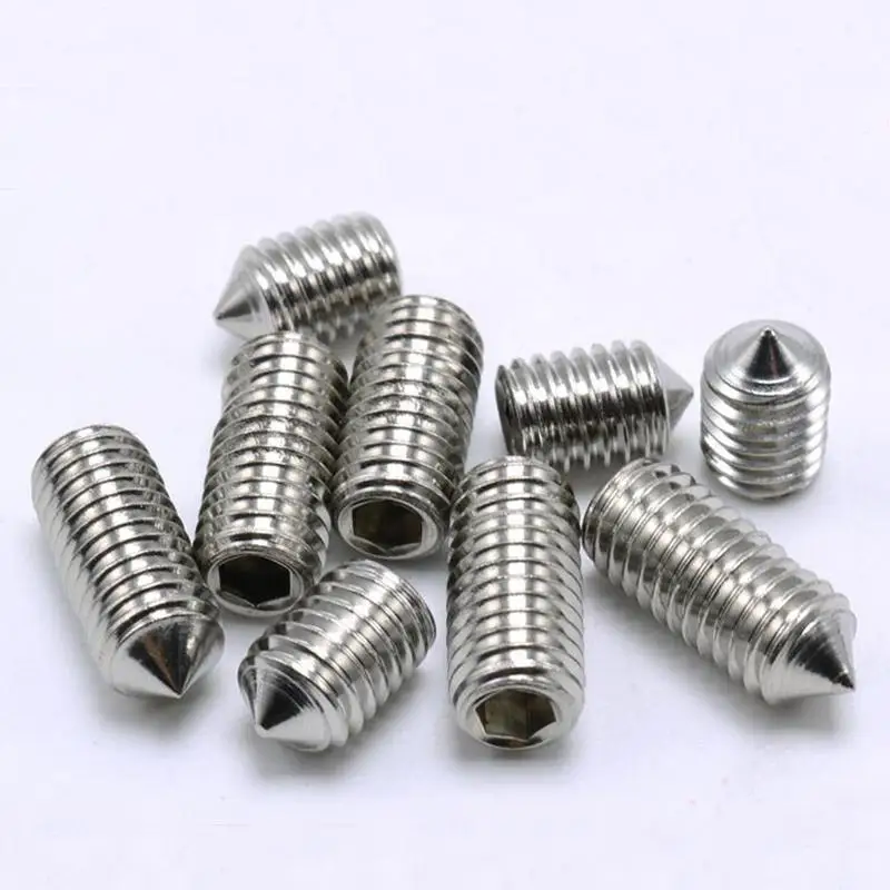 M5 Pitch 0.8mm Length 4/5/6/8/10/12/16/20/25/30mm Hex Allen Socket Set Screw 304 Stainless Steel Grub DIN914 | Обустройство дома