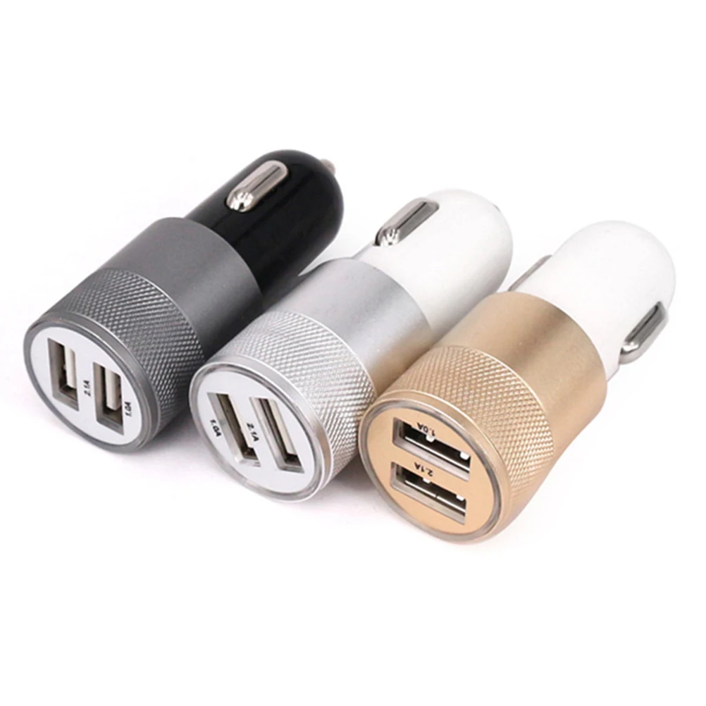 Универсальное интеллектуальное зарядное устройство с 2 USB портами автомобильное