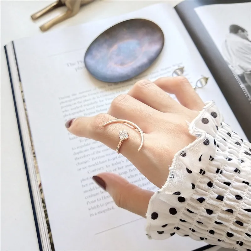 Женское кольцо CosFecit серебряное из стерлингового серебра 925 пробы с цирконием