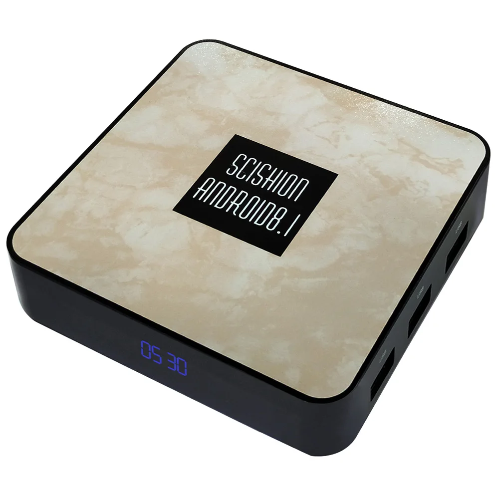 SCISHION RX4B ТВ-бокс на Rockchip 3328 Android 8 1 4 Гб Оперативная память + 32 ГБ Встроенная 2 4G Wi-Fi 100