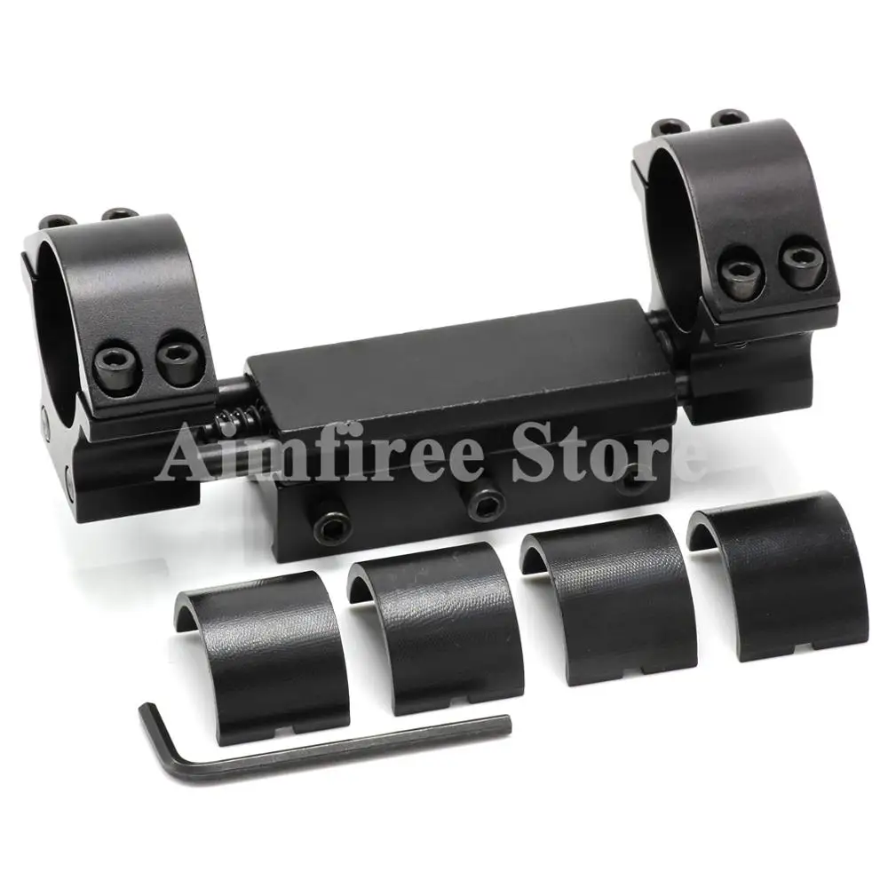 Кольца для прицела винтовки 25 4 мм 30 Zero Recoil Scope Mount Fit Picatinny Weaver Rail Adapter с пружинным