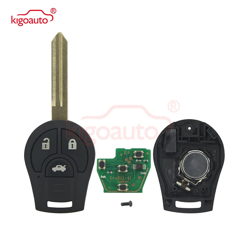 Kigoauto Автомобильный Дистанционный ключ для NISSAN FCC ID CWTWB1U761 March Qashqai солнечное сильфи