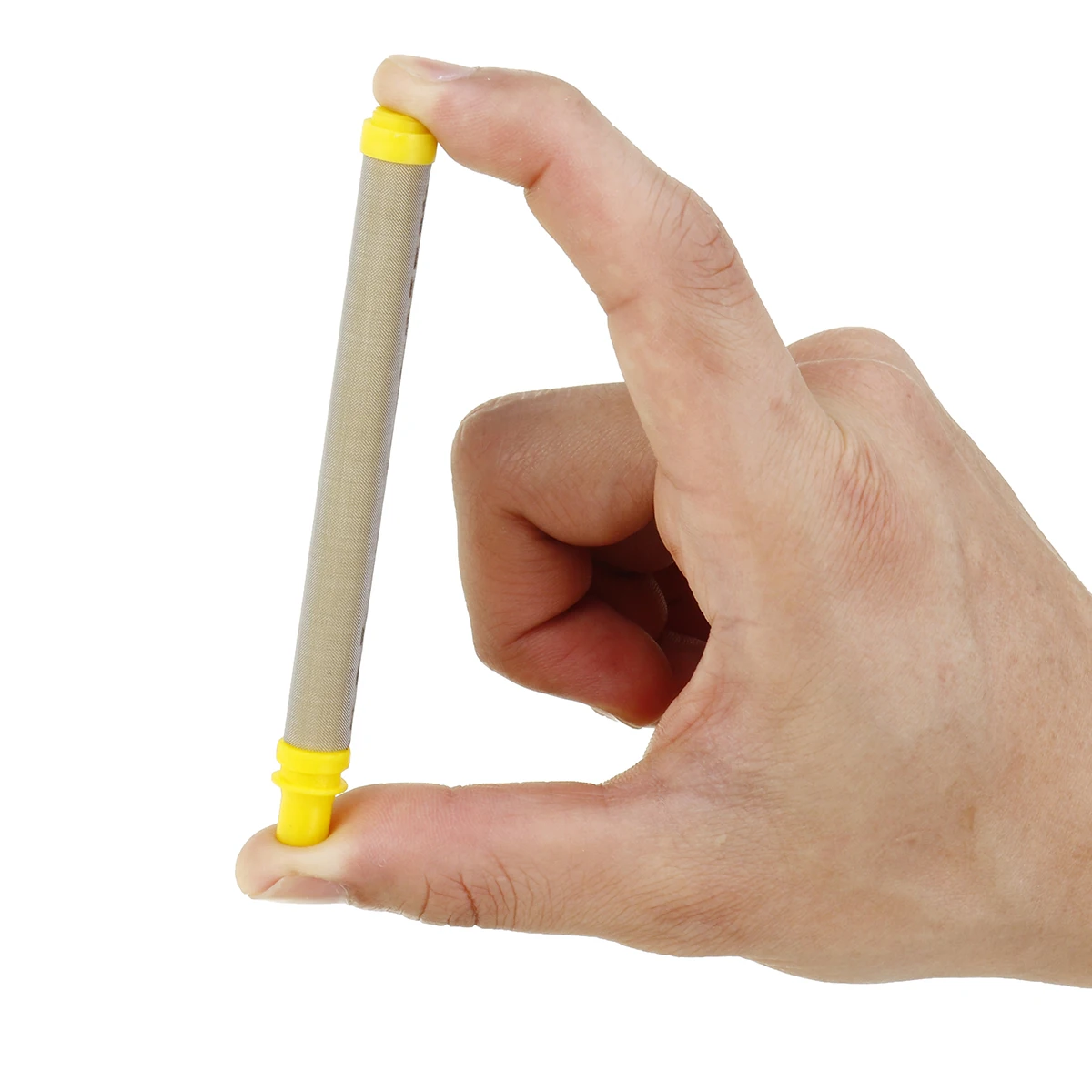 

DOERSUPP 5Pcs Yellow 100 Mesh Airless Spray Filter Style Spraytech 5 PK Filter Cartridge Filter Net