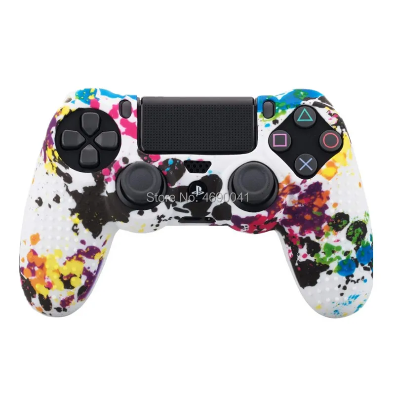 Мягкий силиконовый резиновый чехол 1 шт. защитный для геймпада Play Station Dualshock 4 PS4 DS4