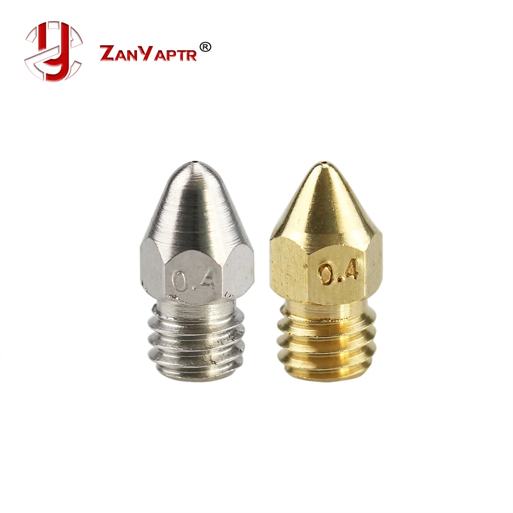 ZANYAPTR 10 шт. насадка Zortrax M200 0 3/0 4/0 5/0 6 мм для латуни/нержавеющей стали отверстие 3 5