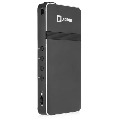 Карманный проектор DLP LED 100 ANSI люмен WiFi поддержка 1080P HD с USB Micro SD и 3 5 мм аудио для iPhone