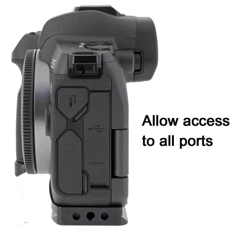Быстроразъемный l образный держатель для штатива с рукояткой камеры Canon Eos R Benro Arca