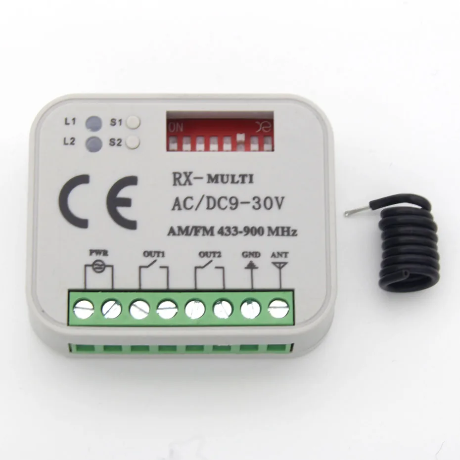 RX MULTI 300 900 МГц AC DC 9 30 в приемник подходит для BENINCA BERNER HORMANN MARANTEC SOMMER 868 пульт