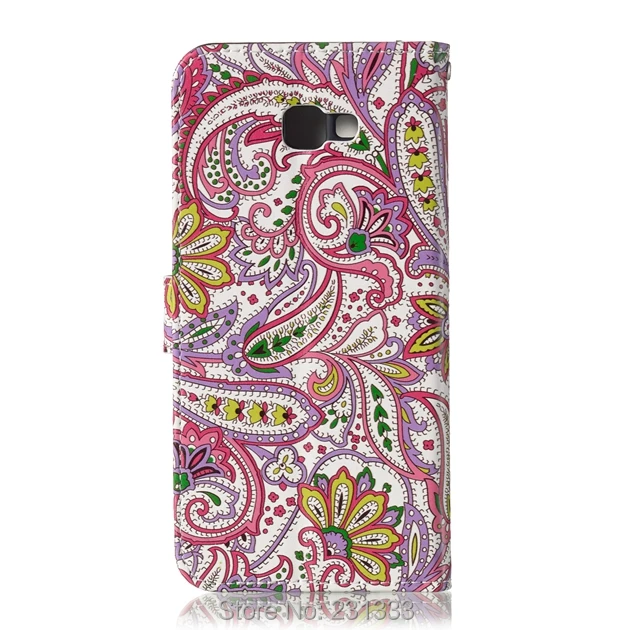 Кожаный чехол-бумажник с рельефным рисунком цветов для Samsung Galaxy J4 Plus J6 A7 2018 A9 S10 S10E
