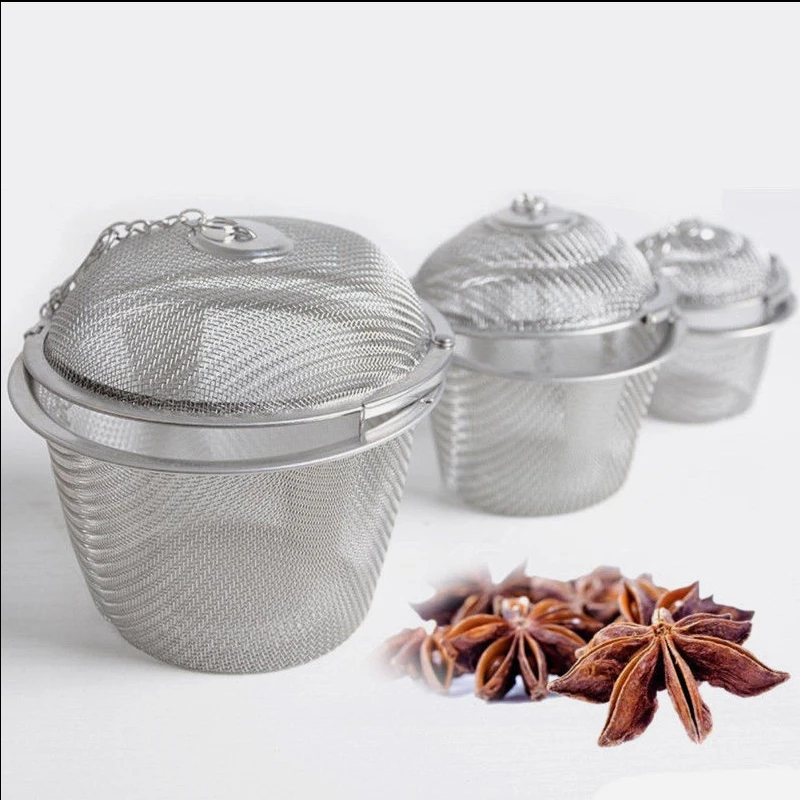 Нержавеющая сталь Чай Infuser ситечко для раковины шар из сетчатого материала с